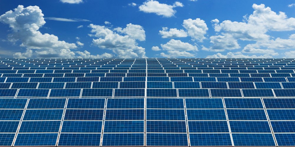solar-panels-alternative-energy-with-blue-sky